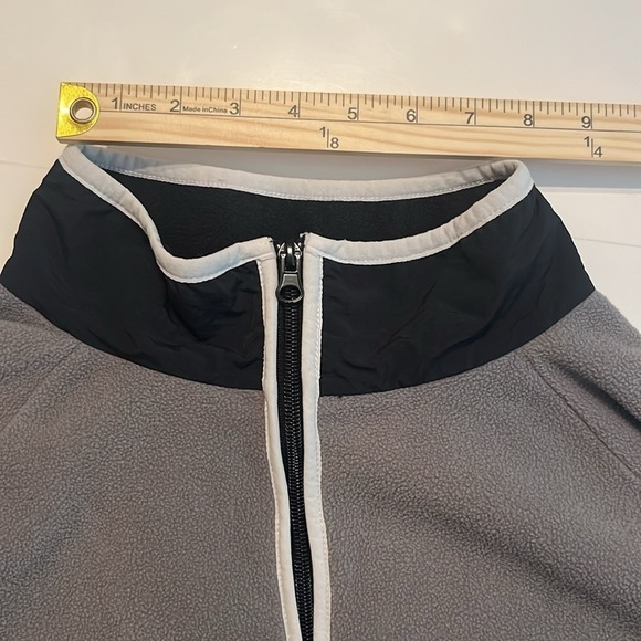 Edgar & Ash Black and Gray Front Pocket Quarter Zip Pullover Fleece Size XL - Picture 8 of 11